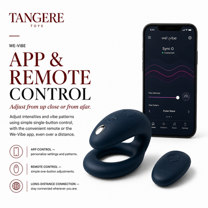 We-Vibe Sync O Rechargeable Remote Control Couples Vibrator Velvet Green