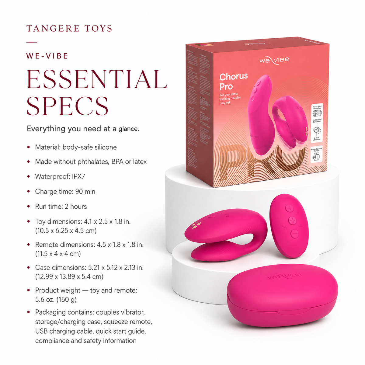 We-Vibe Chorus Pro Electric Pink