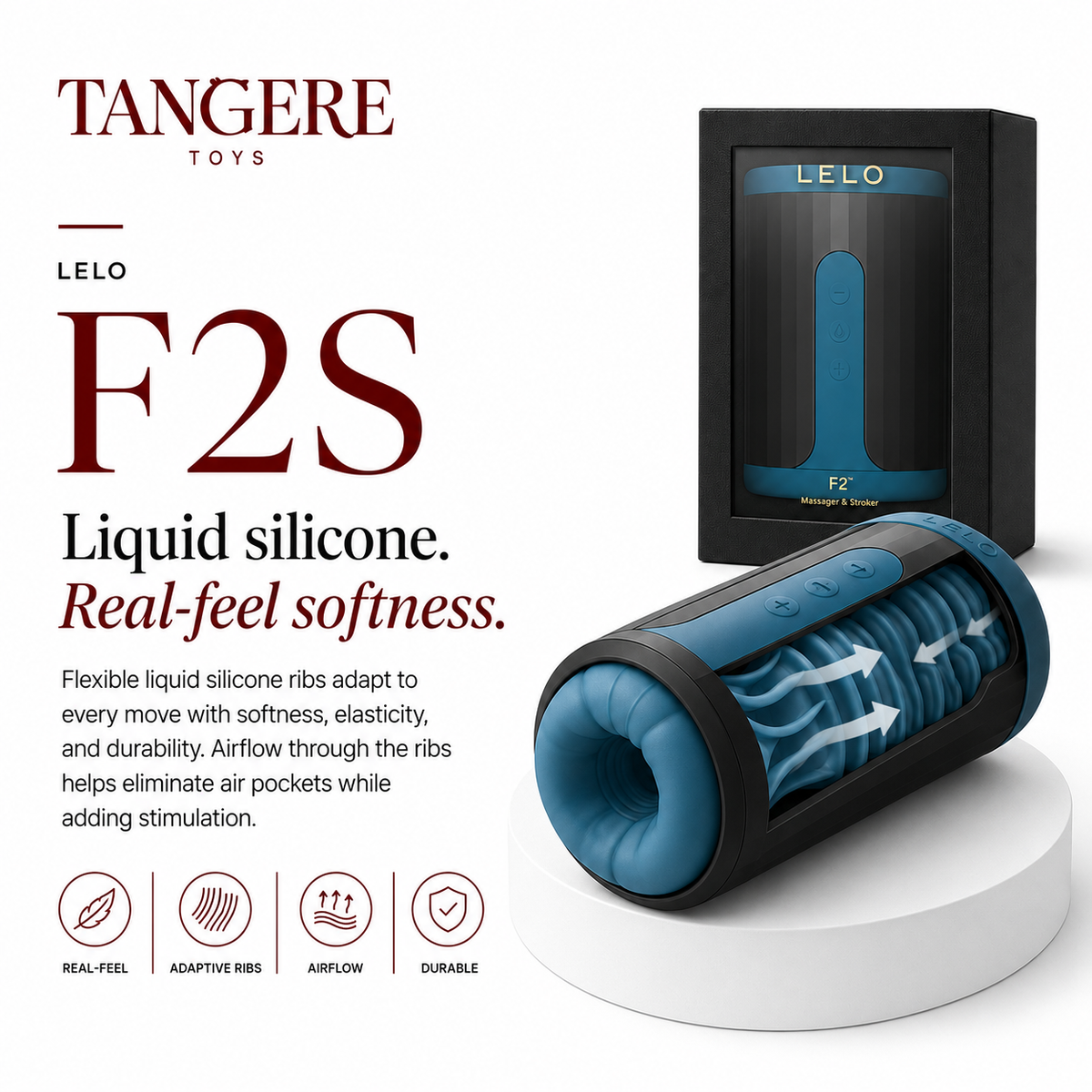 LELO F2S Massager & Stroker Teal