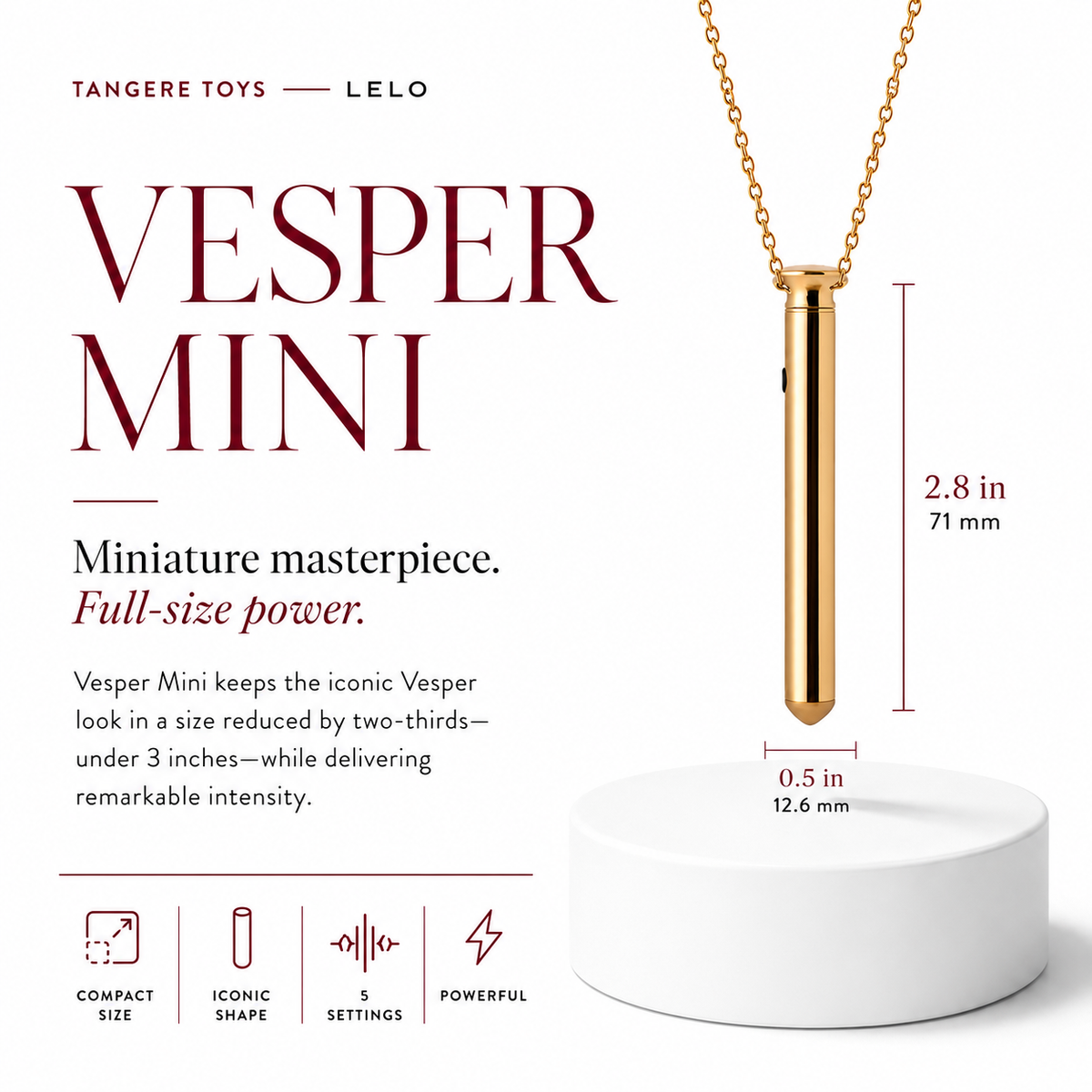 Crave Vesper Mini 24K Gold