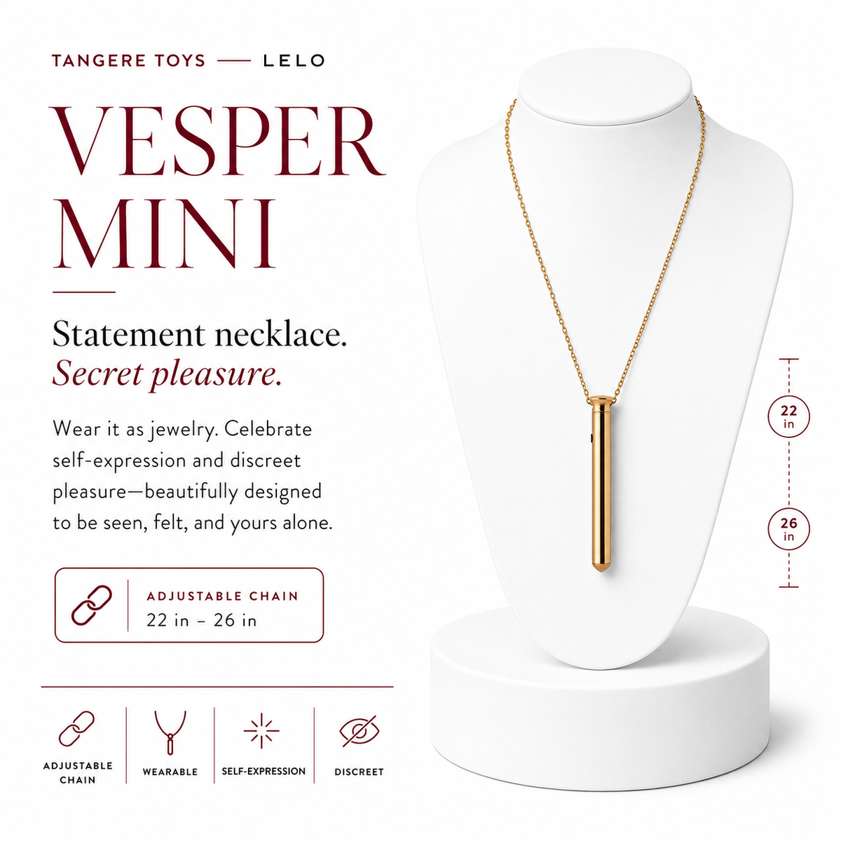Crave Vesper Mini 24K Gold