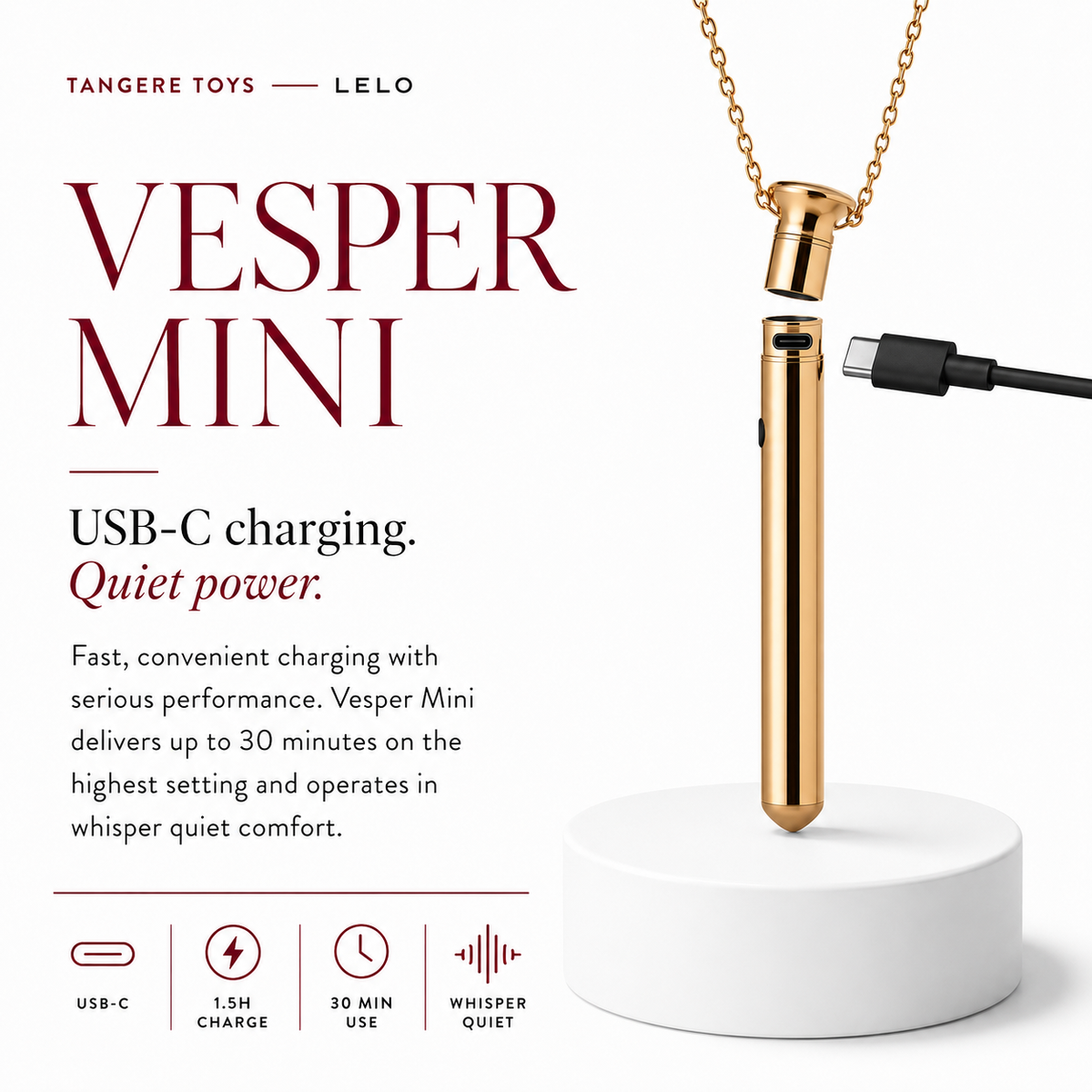 Crave Vesper Mini 24K Gold