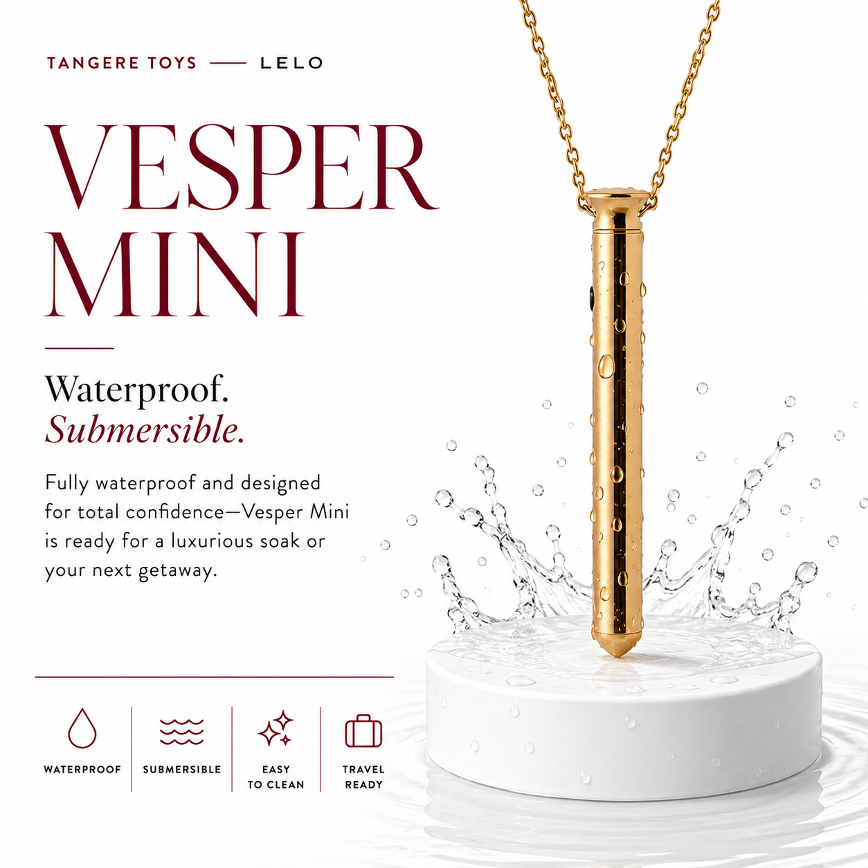 Crave Vesper Mini 24K Gold