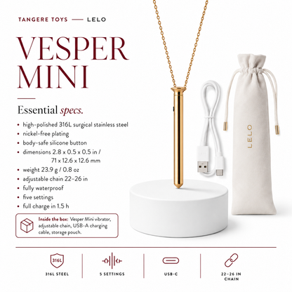Crave Vesper Mini 24K Gold