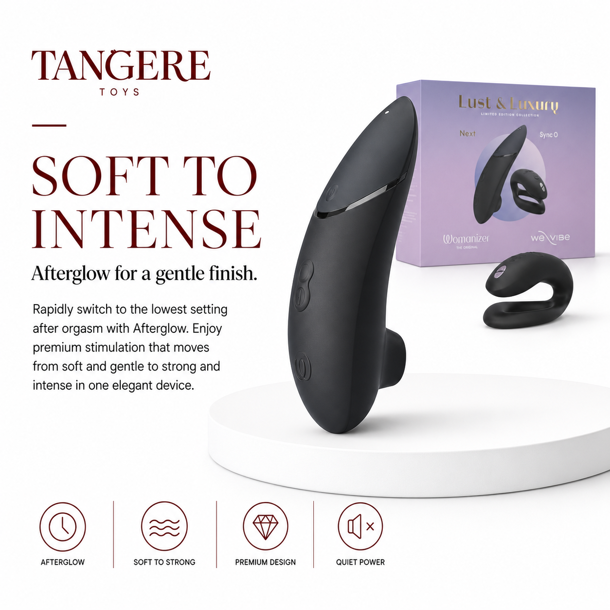 Womanizer x We-Vibe Lust & Luxury Collection Black