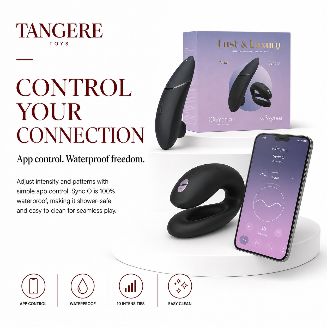 Womanizer x We-Vibe Lust & Luxury Collection Black