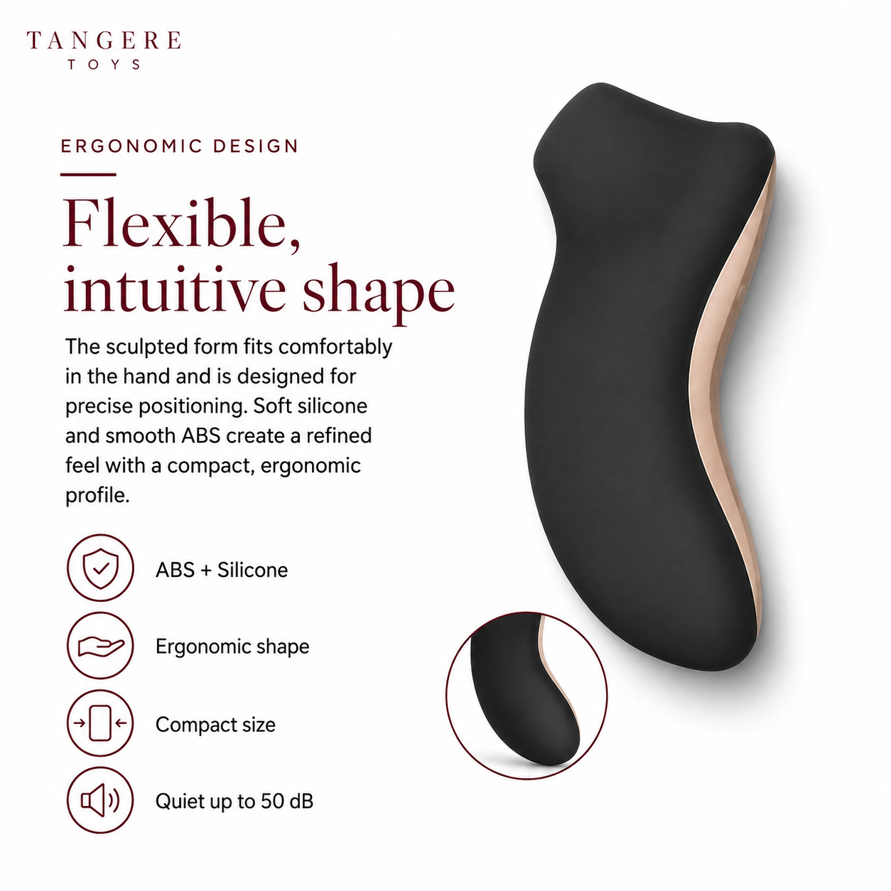 LELO SONA CRUISE Rechargeable Clitoral Stimulator Black