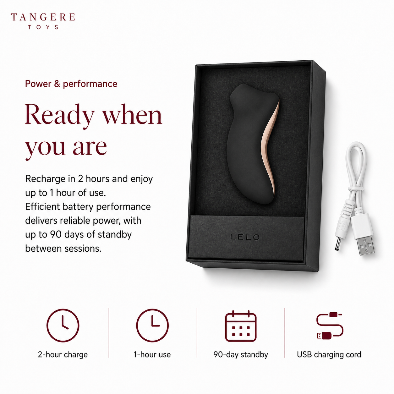 LELO SONA CRUISE Rechargeable Clitoral Stimulator Black