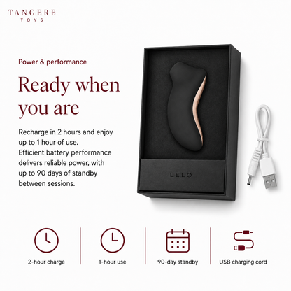 LELO SONA CRUISE Rechargeable Clitoral Stimulator Black